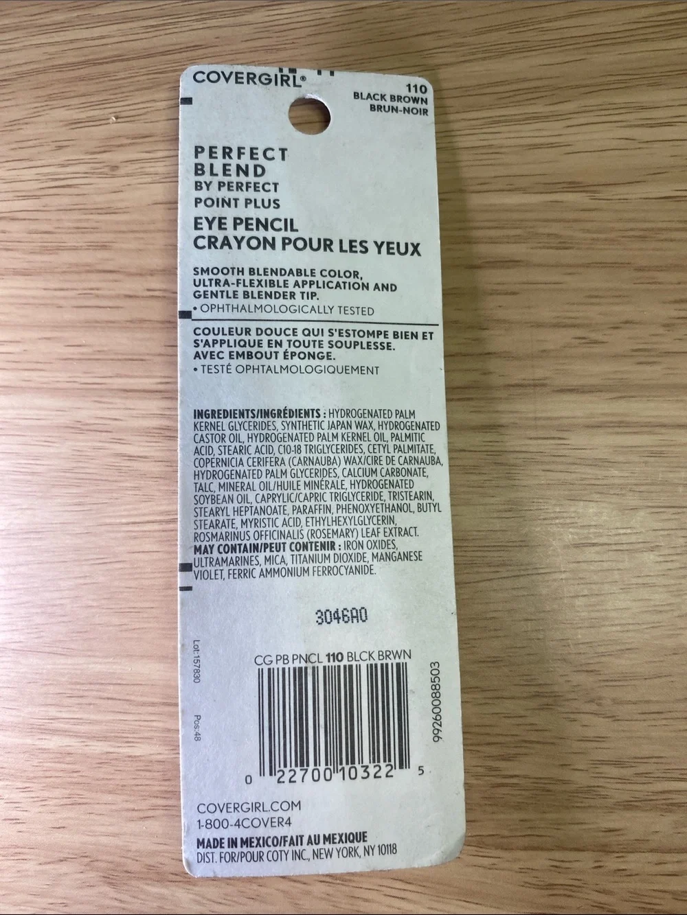 COVERGIRL Dual-Ended Eye Pencil in Black/Brown